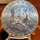1960 BU Franklin Half Dollar 90% Silver