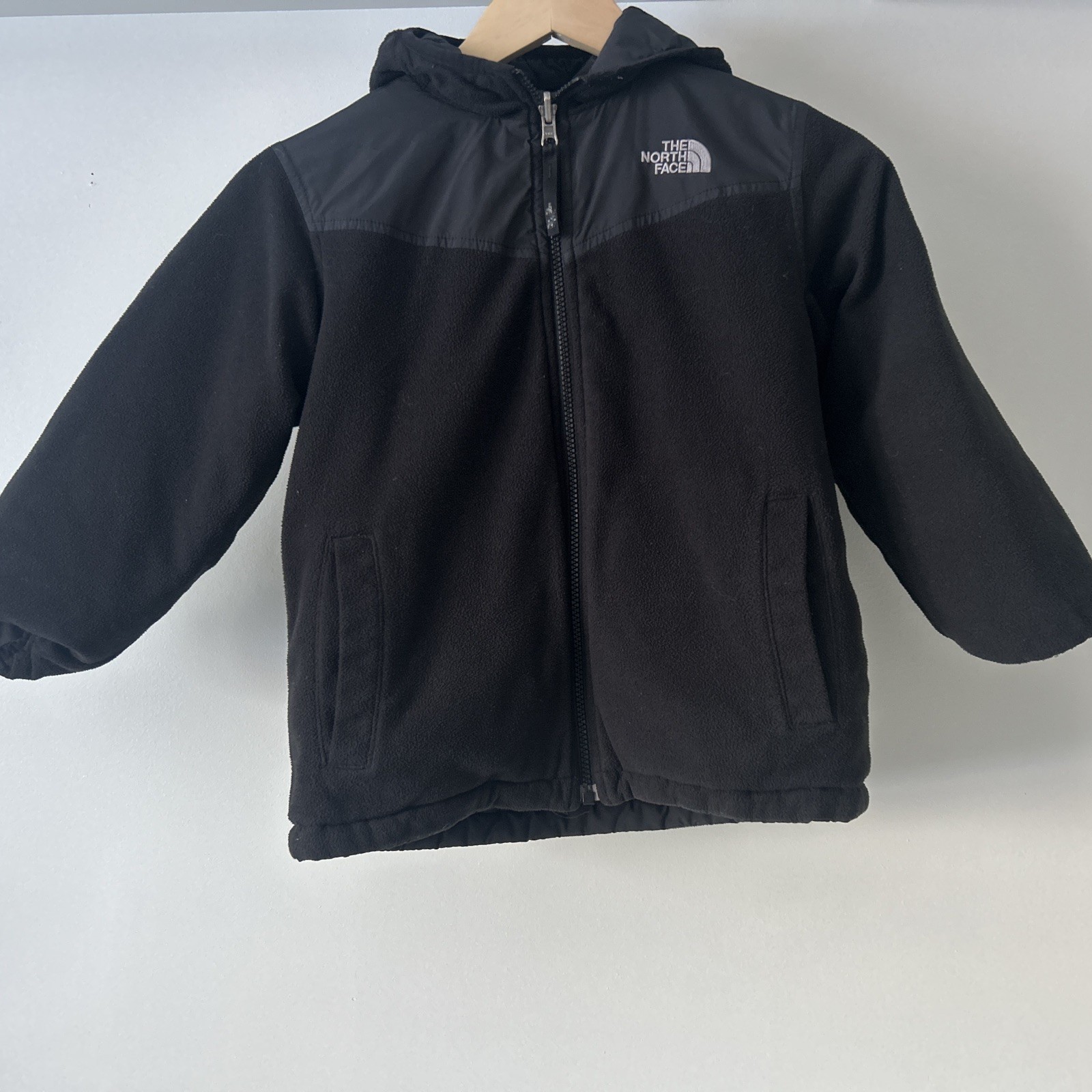 The North Face Kids Jacket Reversible Hooded Puffer Jacket Black Large thumbnail 7