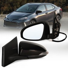 Left Driver side Mirror Fits 2014-2018 Toyota Corolla Sedan/Hatchback with Po...