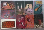 16 Russian POST CARD SET Folk craft Art Carpet Rug Tapis Antique Old VTG Kirgiz