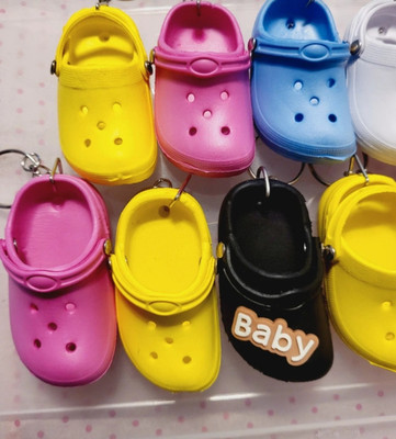 9x Schlüsselanhänger Kroko Style Partytütenfüller, Crocs, Keyring, Partytüten