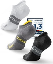 NEW SZ L JUCLISE Coolmax Bamboo Viscose Compression Tab Running No Show SOCKS