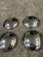 4 Cap Deal Baby Moon Wheel Rim Chrome Steel Center Caps 7 12 4 Cap Deal Baby Moon Wheel Rim Chrome Steel Center Caps 7 12