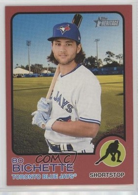 2022 Topps Heritage Target Mega Box Exchange Red Border Bo Bichette #262 1y2