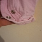 Jumping Beans Pink Cotton Knit Embroidered Monkey Ruffle Snap Bodysuit 3-6M — photo 6