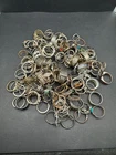 Huge Lot Of Costume Jewelry Rings Vtg To Modern Various Sizes Gold/Silver Tone