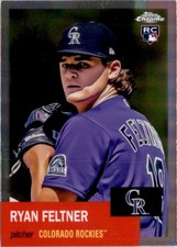 Ryan Feltner 2022 Topps Chrome Platinum Anniversary RC #39 Colorado Rockies