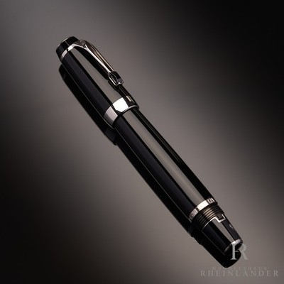 Montblanc Boheme Noir Platinum Line Fountain Pen ID 5049 Modell