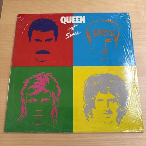 SEALED Queen Hot Space 1982 Elektra US Pressing E1-60128 Under Pressure
