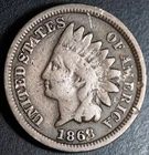 1863 INDIAN HEAD CENT - VG VERY GOOD Details