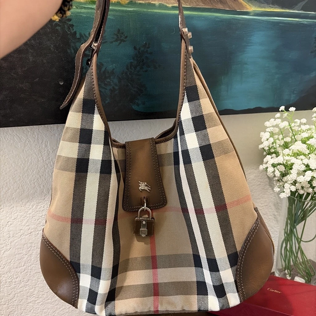 Burberry Hobo Handbags & Bags Leather Exterior for Women for sale