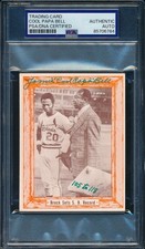 1976 Douglas/Bell Monarch's Manager, 1948 Card Cool Papa Bell Signed PSA/DNA5