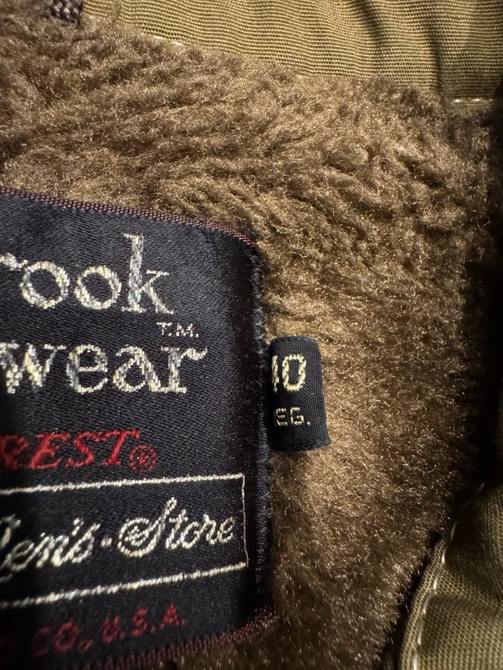 Chaqueta de Colección Sears Sportswear Perma-Prest Sherpa Forrada Para Hombre Talla 40 Reg De Colección Foto 4 de 4