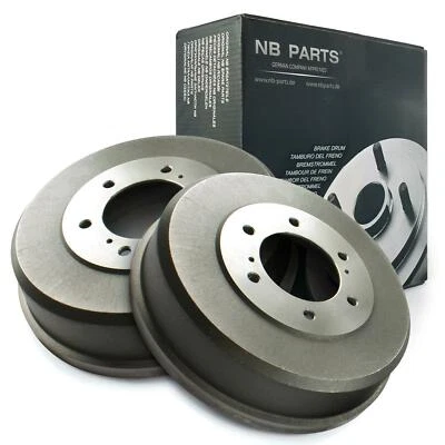 2x Tambour de Frein Arrière Pour Nissan Pathfinder R50 Pick Up 21 D22 - Photo 1/2
