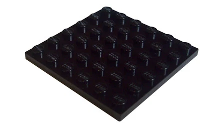 Lego 2 schwarze 6x6 Platten (3958) Neu Bauplatten Platte in schwarz 6 x 6 Basics - Bild 1 von 2