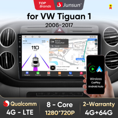 Für VW Tiguan 5N 2011-2016 6+128G Android 13 Autoradio CarPlay DAB+ GPS Navi 4G 