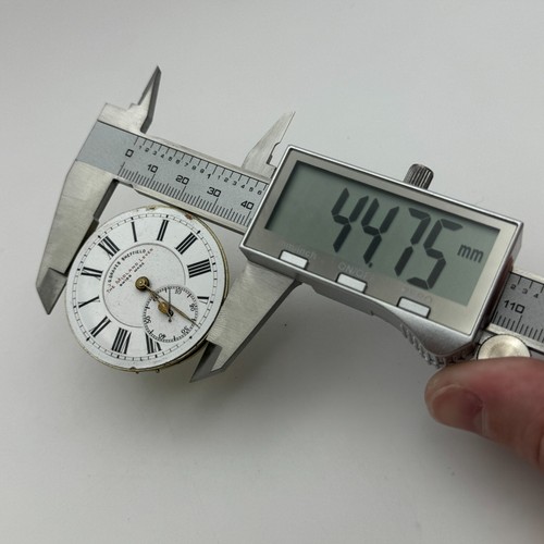 Reloj Bolsillo 44.7mm Antiguo J G Graves The Midland Palanca Movimiento PIEZAS REPARACIÓN - Imagen 16 de 17