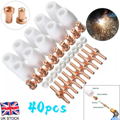 Welding - 30pcs LG-40 PT-31 Plasma Cutter Torch Consumables EXTENDED Nickel-plated Was Listed For 479.00 On 3 Dec At 02:06 By Szulou In China (ID:660057903