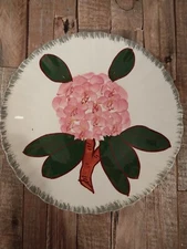Blue Ridge/Southern Potteries FONDEVILLE FLEURS Pink Hydrangea Plate