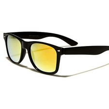 Classic Retro 80s 90s Indie Style Summer Fashion Orange Mirrored Lens Sunglasses