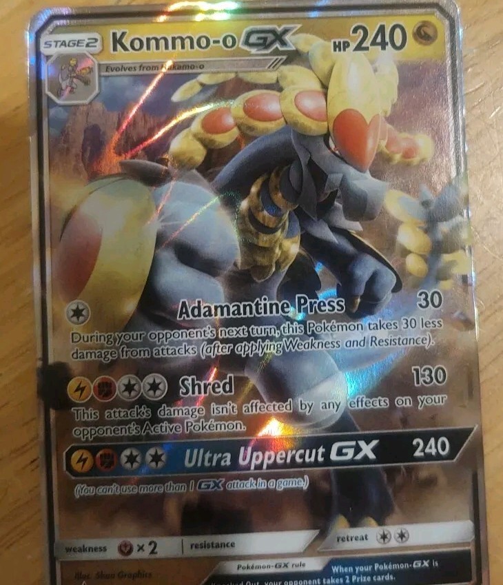 Kommo-o GX SM71 Sm Promos Holo Pokemon Card 
