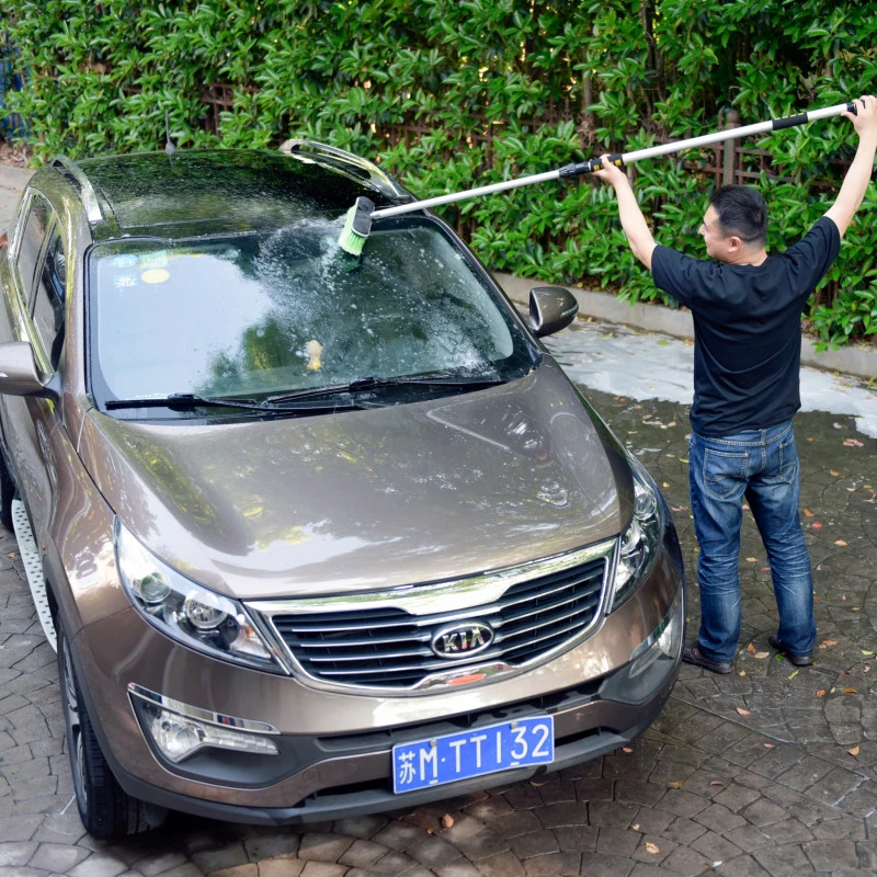 10-дюймовая высокопрочная щетка для мойки через поток CarCarez для легкового автомобиля грузовика лодки автофургона зеленая - Изображение 4 из 4