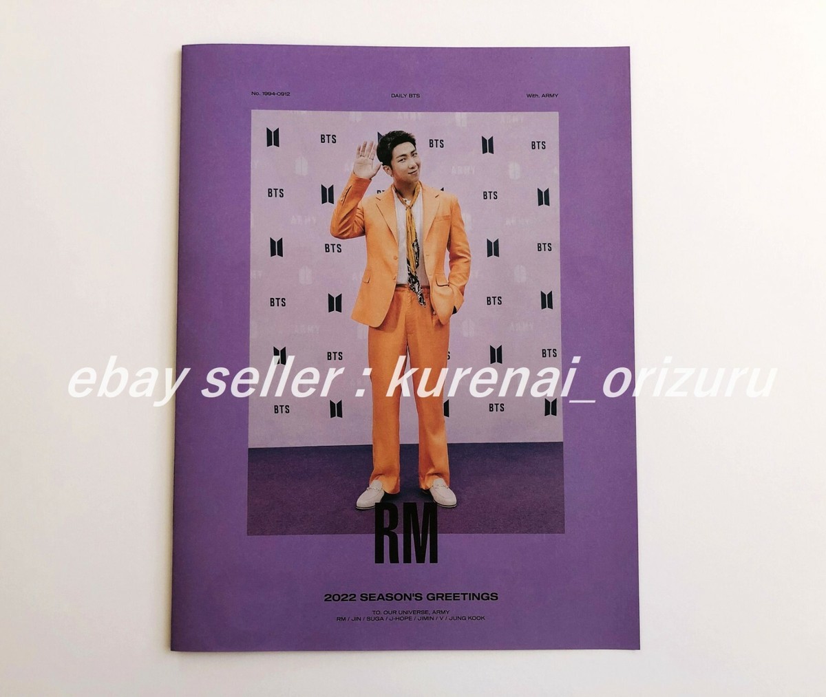 BTS シーグリ2022 RM キムナムジュン Season Greeting BTS RM Namjun 2022 SEASON'S GREETINGS Set ID PHOTOCARD