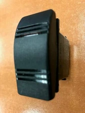 MOMENTARY ROCKER SWITCH VLD1S00B 12941 (ON)OFF(ON) CARLING CONTURA III BLACK