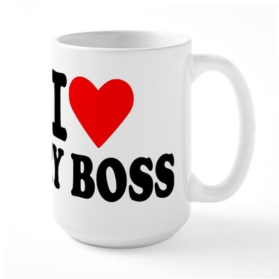 CafePress Ilove_Myboss Ceramic Mug Large Mug (644459054)