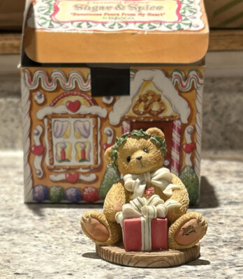 1998 Cherished Teddies Sugar & Spice Sharon Sweetness Pours w/Box #352594