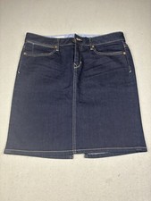 GAP 1969 Jean Mini Skirt Womens Dark Wash Denim Size 8 Blue Indigo