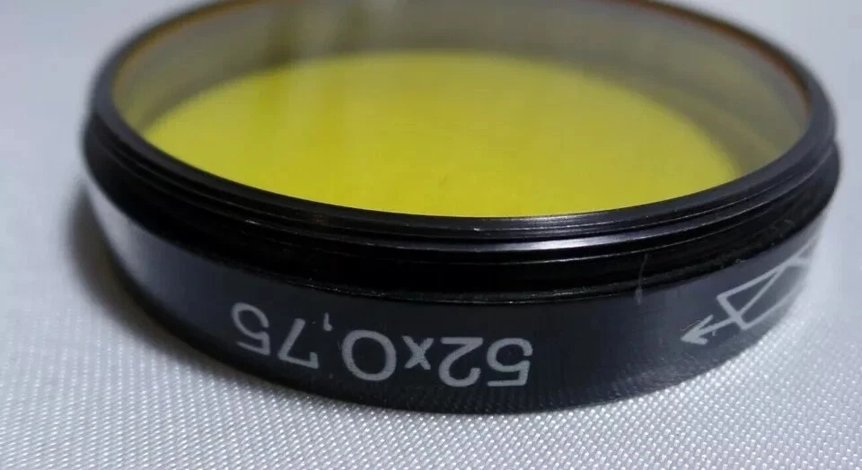 a Yellow-2x LZOS 52x0.75mm Russian Vintage Light Filter 52mm for Lens 3266 - Image 3 of 3