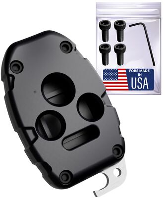 Honda Key Fob Shell - Durable Crack-Resistant | Easy DIY Install Black