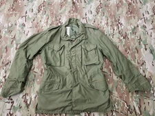 🇺🇸1982 OG-107 Cold Weather Coat Military Issued M-65 Field Jacket MEDIUM LONG