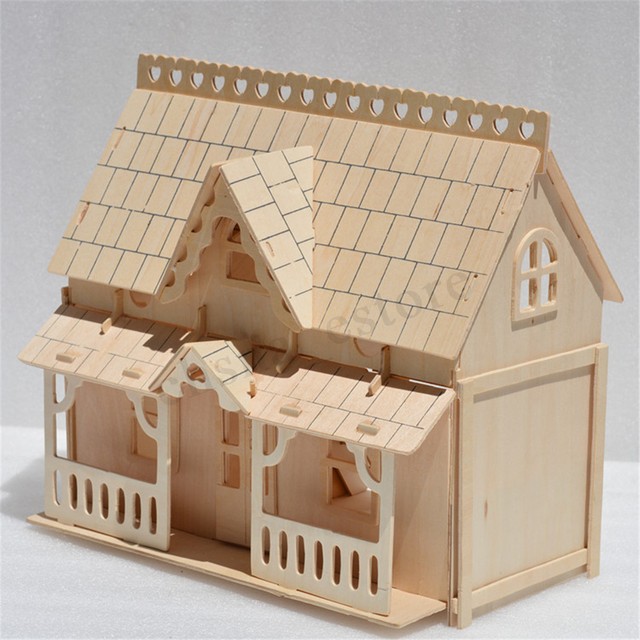orchid all wood dollhouse kit