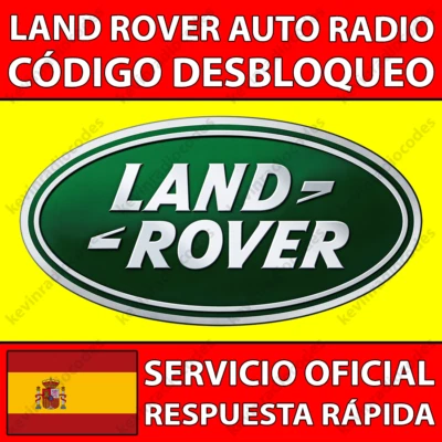 ✅LAND ROVER RADIO CODIGO DESBLOQUEO DEFENDER DISCOVERY FREELANDER✅ - Imagen 1 de 4