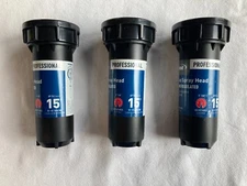(3) Orbit 54375 3” 360 Degree Professional Pop-Up Spray Sprinkler Head, 15’