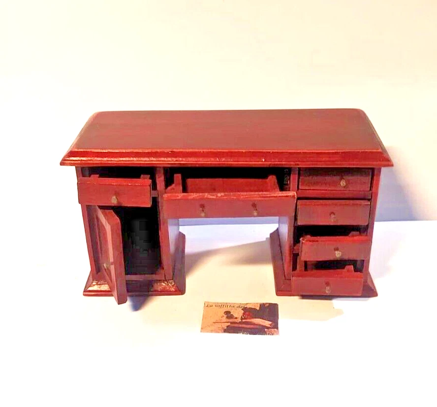 Miniature x Casa Bambole De Agostini Scrivania cm 12,5 x 5 - Immagine 4 di 4