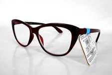 Reading glasses WOMEN GLOSS by FOSTER GRANT GL 2003 RED MSRP $21.49 (#1012)