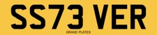 STEVE R STEVEN STEVIE PERSONAL NUMBER PLATE REG SS73 VER PRIVATE REGISTRATION