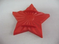 Red Plastic Star Shape Kitchen Baking Cookie Cutter ~ 4" Width ~