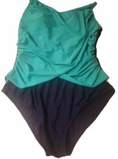 Womens one piece swimsuit with tummy control and contouring  Size 16