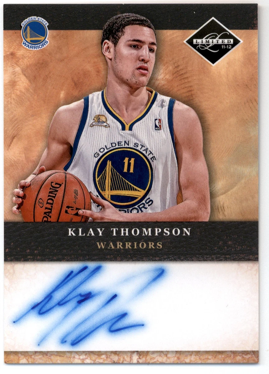 Klay Thompson Basketball Autographed Sports Trading Cards