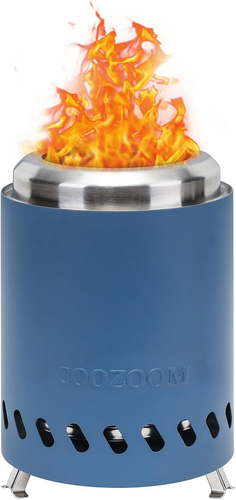 Tragbare Tischfeuerstelle mit Ständer, 5,5" Edelstahl Mini Outdoor Low Sm - Bild 1 von 16