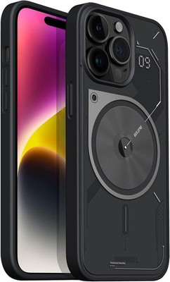 Aulumu A15 für iPhone 14 Pro Max Magnetic Case 6,7'' MagSafe - Translucent Black