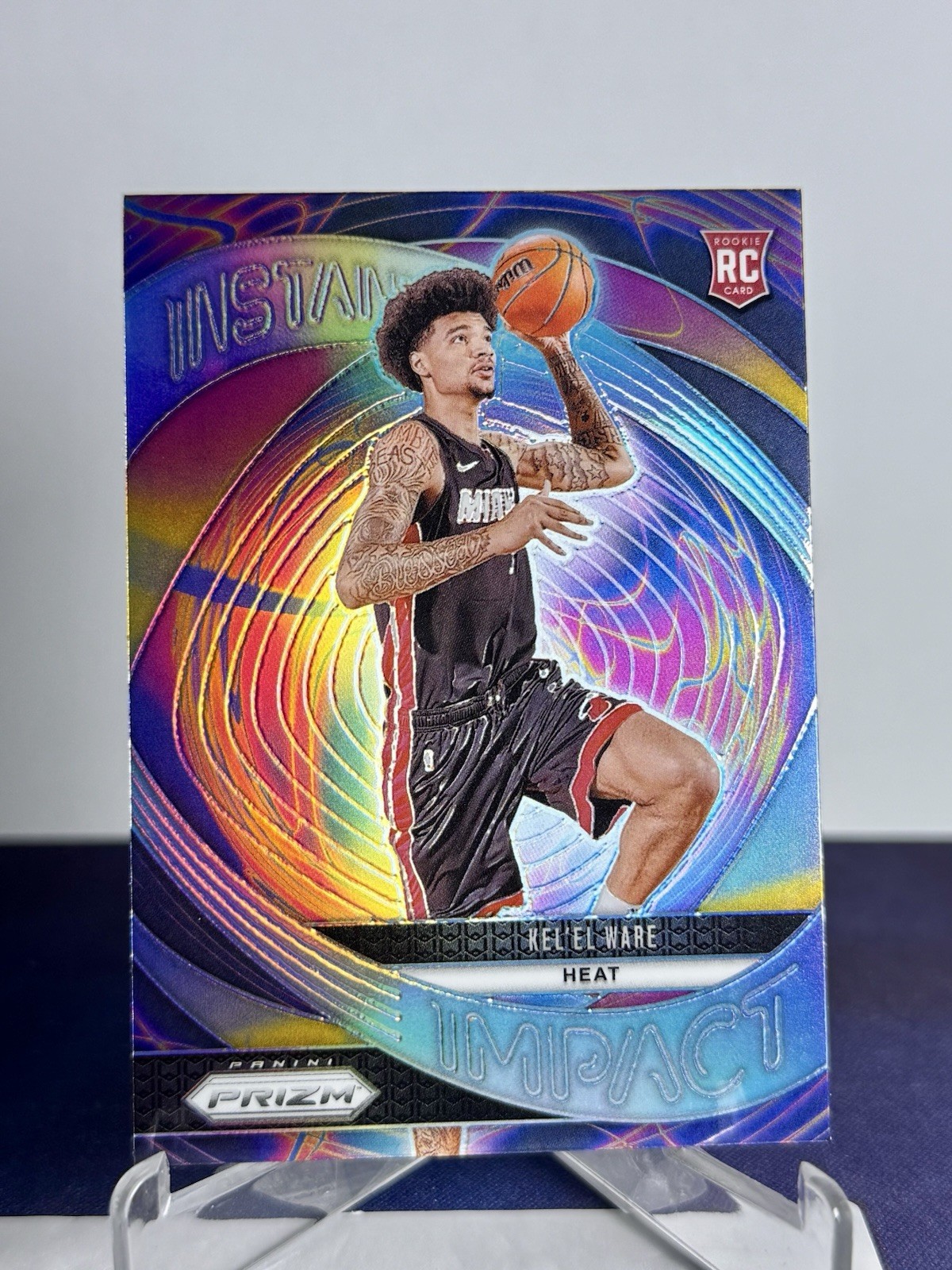 KEL’EL WARE 2024-25 Panini Prizm Basketball SILVER PRIZM Instant Impact RC Heat