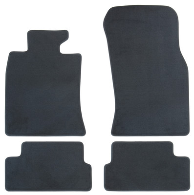 Fußmatten Set für New Mini R56 S One John Works 2006-2014 Velours Autoteppiche