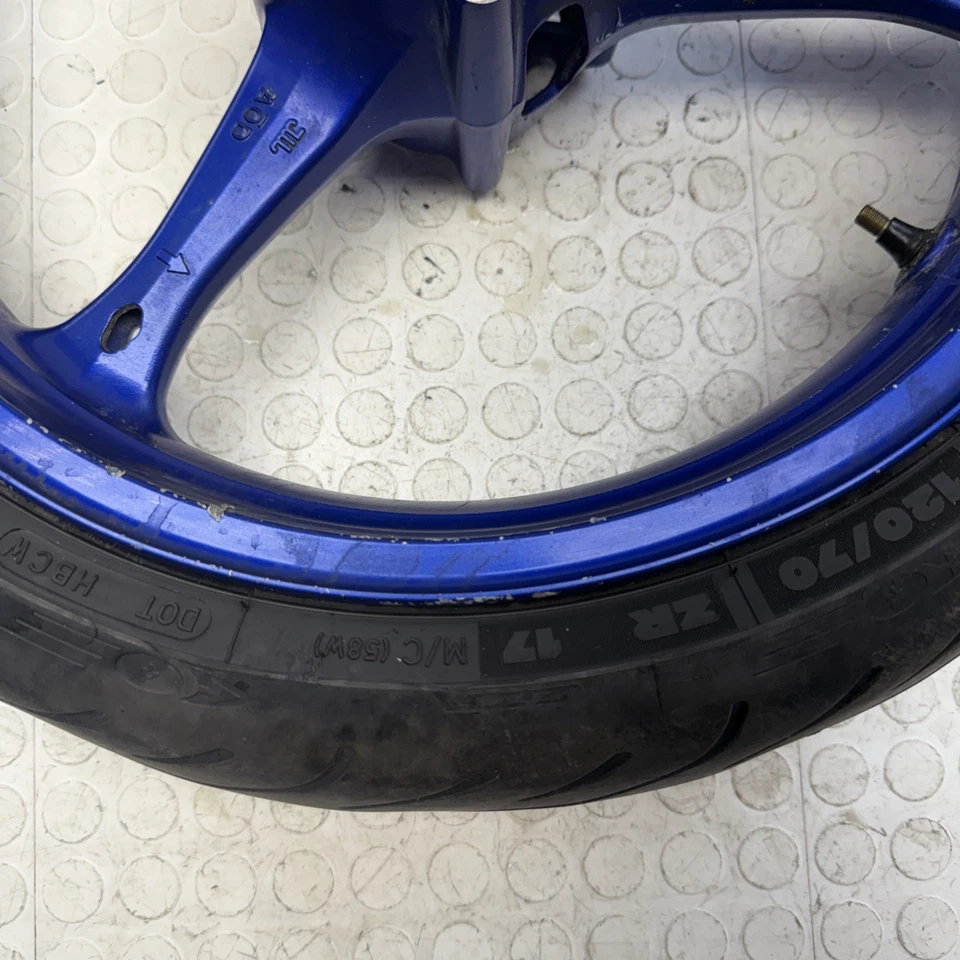 Llanta delantera Suzuki GSXR 600 GSXR600 GSX600R 2007 06-07 *labio dañado Foto 2 de 4