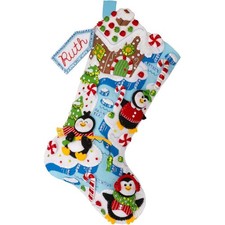 Bucilla  Winter Land Penguins Stocking Kit