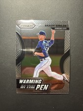 2020 Panini Prizm Brady Singer Warming In The Pen #WIP-13 Kansas City Royals